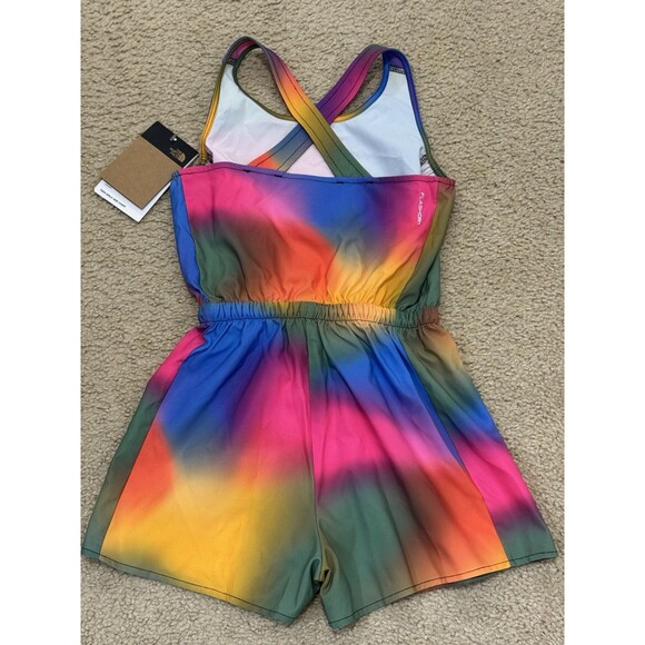 NWT The North Face Girls’ Amphibious Romper Multicolor - Picture 3 of 16